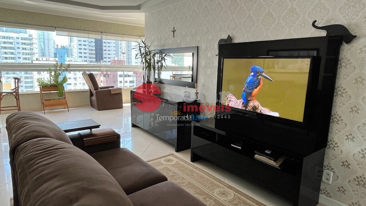 Apartamento para aluguel de temporada em Balneário Camboriú (Centro)