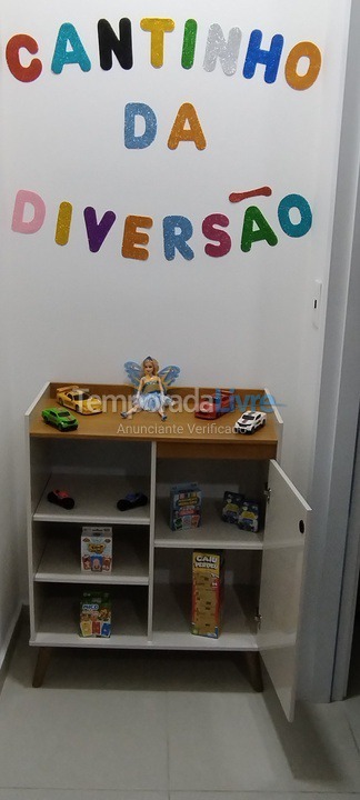 Apartment for vacation rental in Praia Grande (Guilhermina)