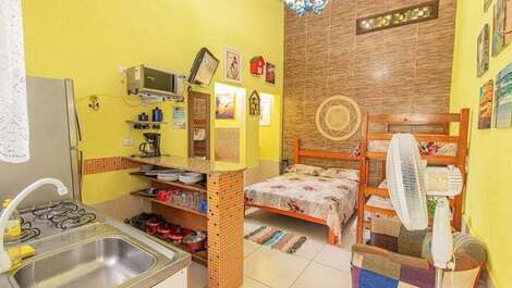 Chalé Ilhabela/wifi250MB/Varanda/Churraq/Ducha/opção de ar.