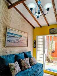 Chalet a minutos de la playa de Perequê /churas/WIFi250MB/Garg