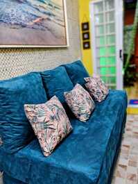 Chalet a minutos de la playa de Perequê /churas/WIFi250MB/Garg