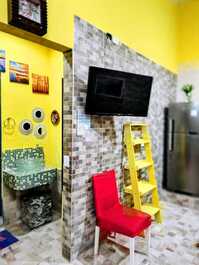 Chalet a minutos de la playa de Perequê /churas/WIFi250MB/Garg