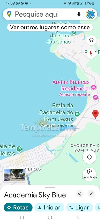 Casa para aluguel de temporada em Florianópolis (Cachoeira do Bom Jesus)