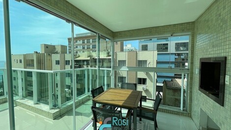 Apartment with 4 suites, ocean view, Meia Praia, SC