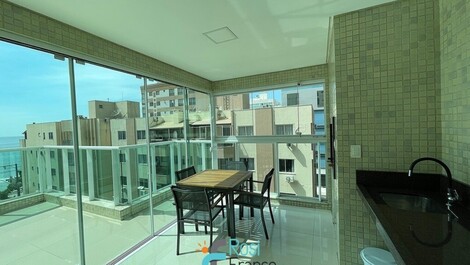 Apartment with 4 suites, ocean view, Meia Praia, SC