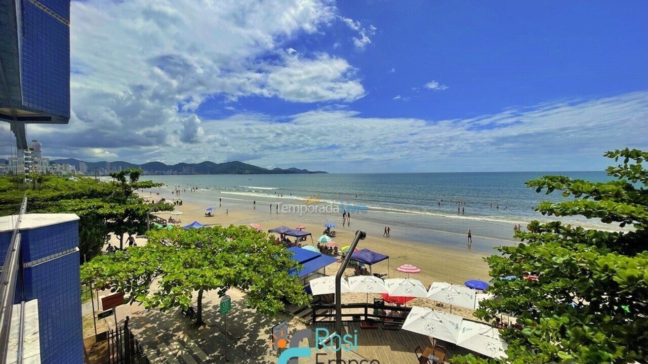 Apartamento para alquiler de vacaciones em Itapema (Meia Praia Frente Mar)