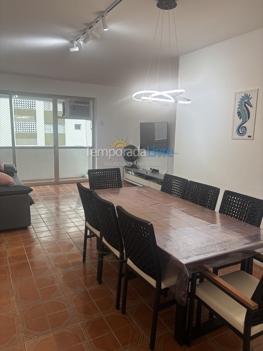Apartment for vacation rental in Guarujá (Pitangueiras)