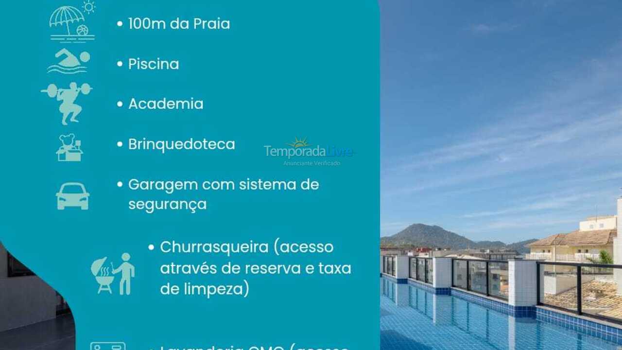 Apartamento para alquiler de vacaciones em Ubatuba (Praia Grande)