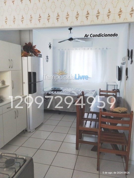 Apartamento para alquiler de vacaciones em Ubatuba (Praia Grande)