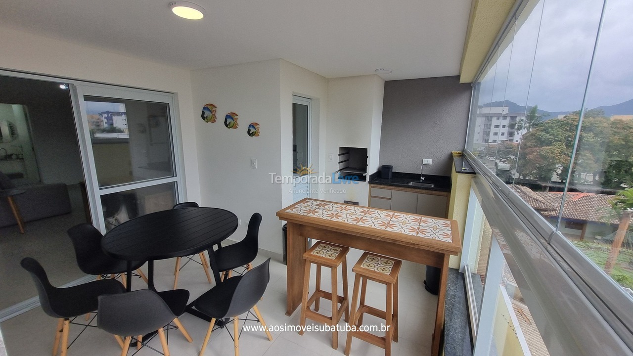 Apartamento para aluguel de temporada em Ubatuba (Itaguá)