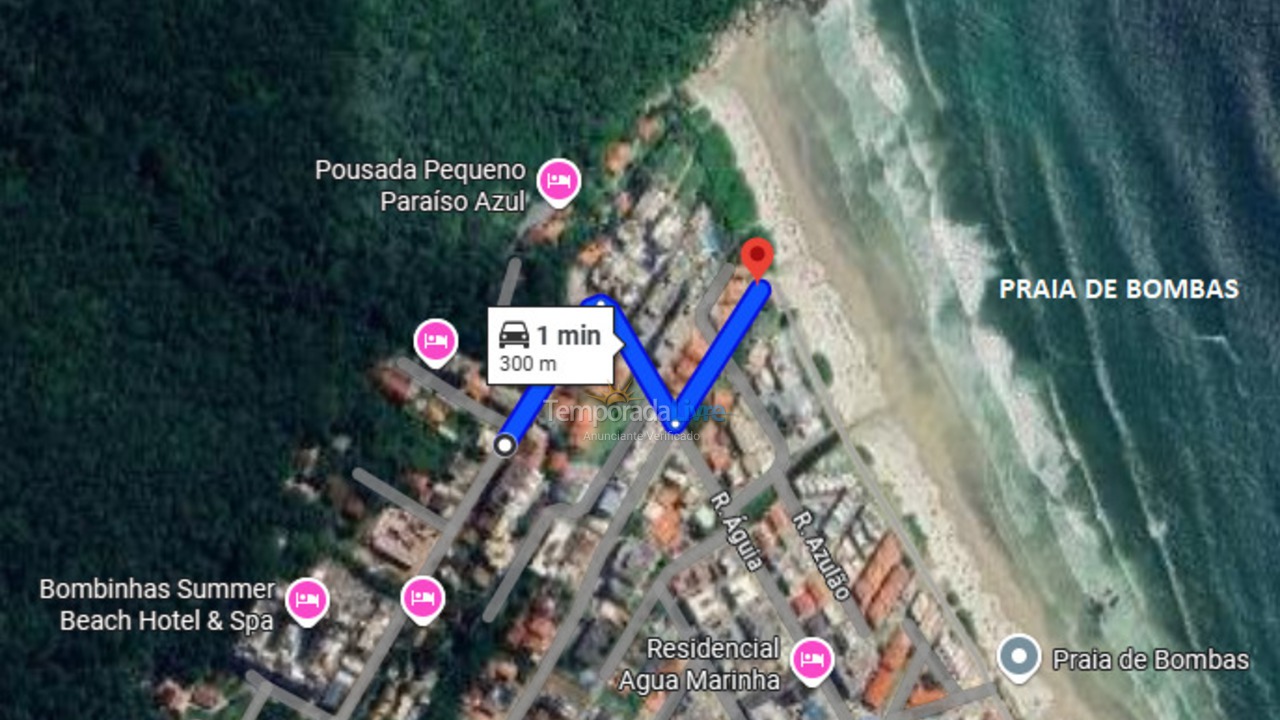 Casa para aluguel de temporada em Bombinhas (Praia de Bombas)