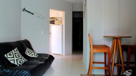 Apartamento na Praia do Tombo em Guarujá-SP