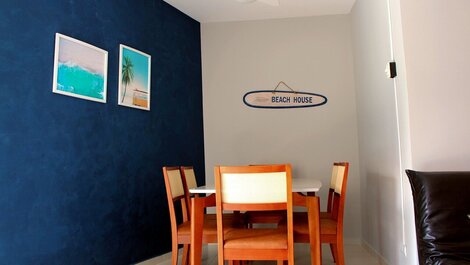 Apartamento na Praia do Tombo em Guarujá-SP