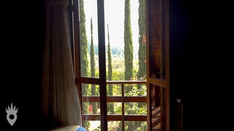 Casa Europeia com Lareira &amp; Piscina em Indaiatuba