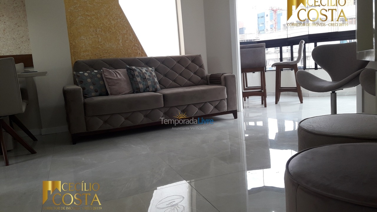 Apartment for vacation rental in Itapema (Meia Praia)