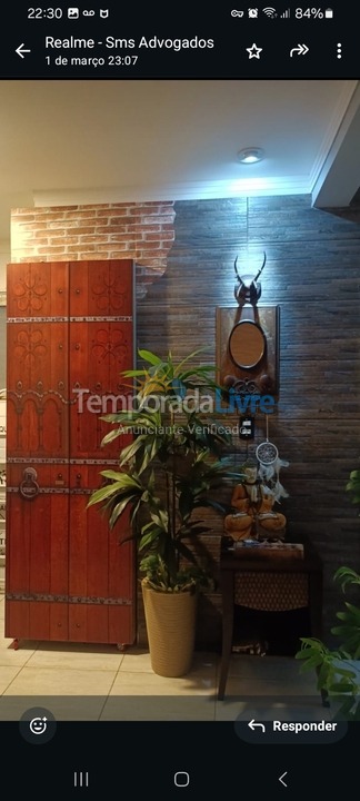 Apartamento para aluguel de temporada em Florianopolis (Praia dos Ingleses)