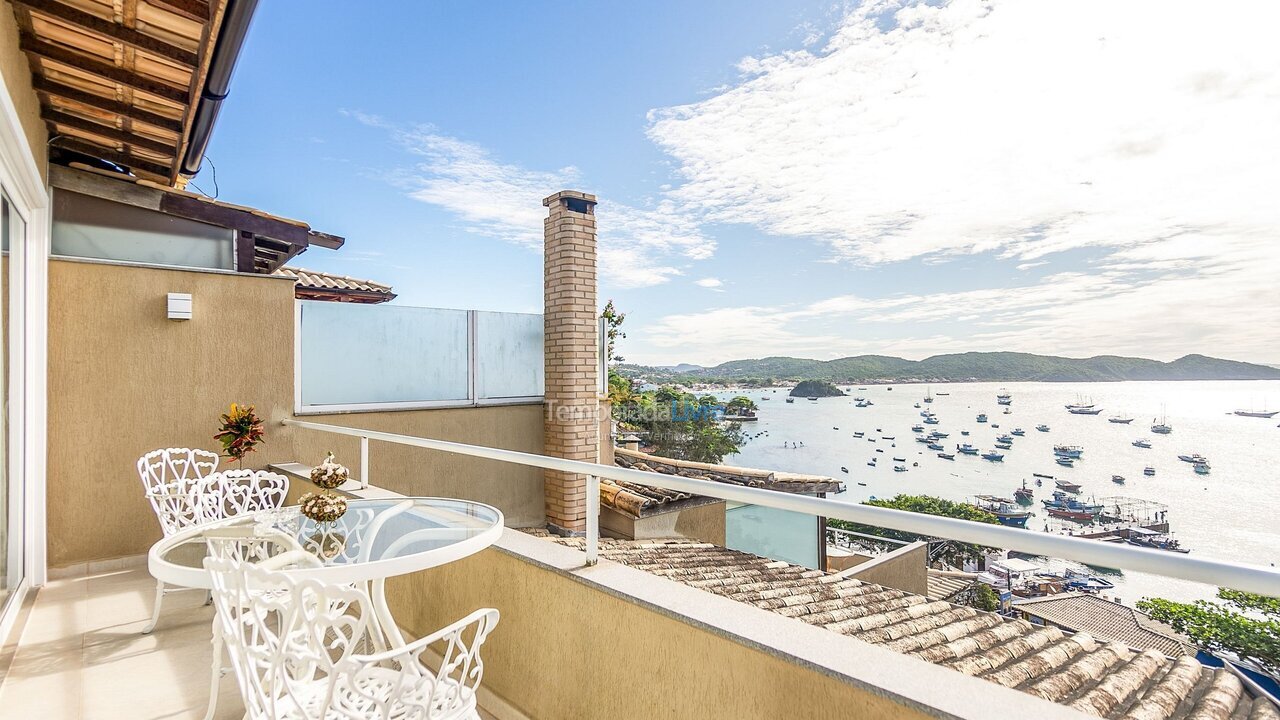 Apartamento para aluguel de temporada em Armação dos Búzios (Triângulo de Búzios)