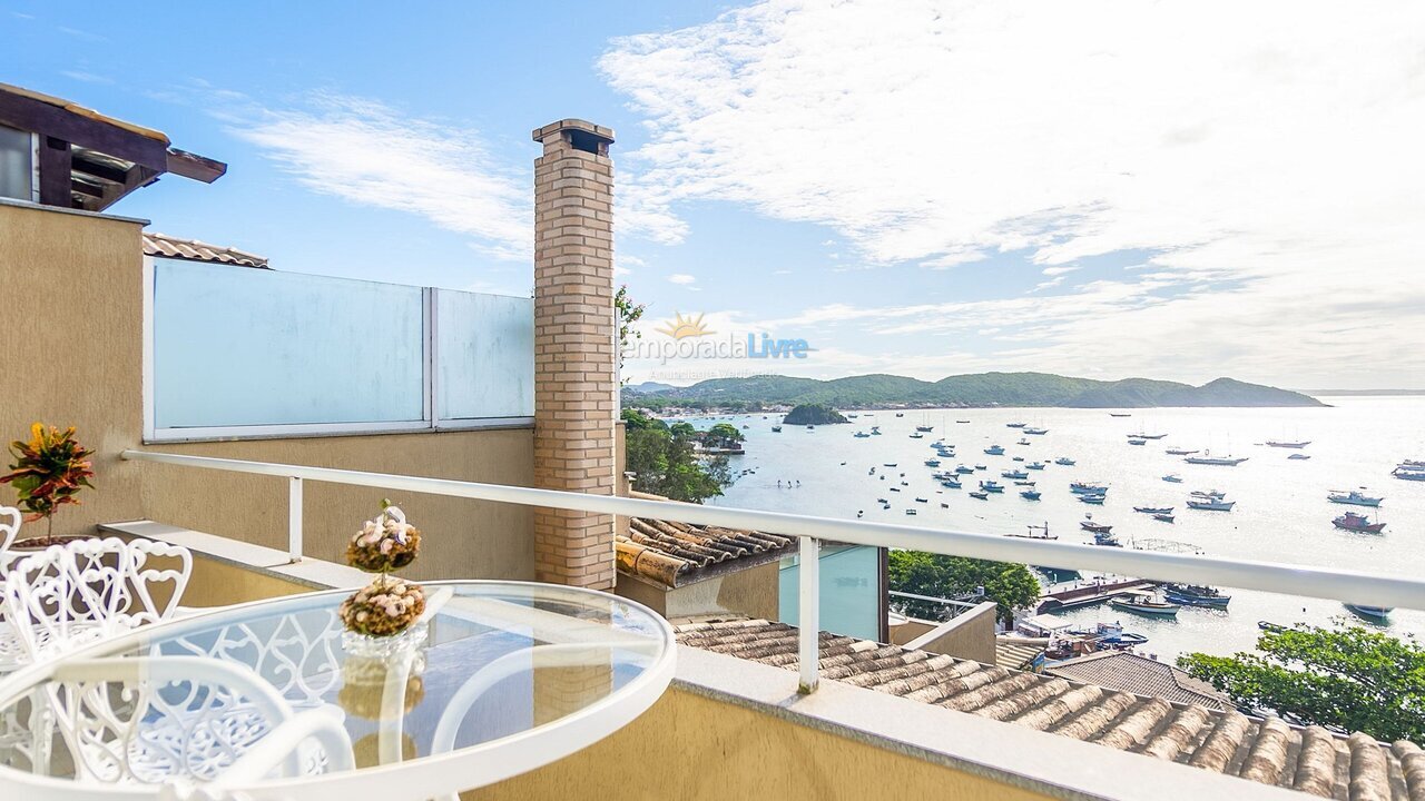 Apartamento para aluguel de temporada em Armação dos Búzios (Triângulo de Búzios)