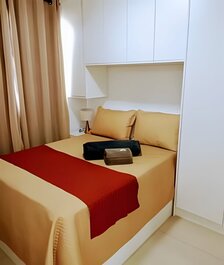 1206 Apto 2 dorm. a 4 min Transamérica Expo Center