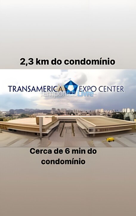 Apartamento para aluguel de temporada em São Paulo (Jd Caravela)
