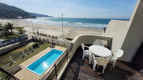 Beachfront triplex with private hot tub and pool in the condominium for...