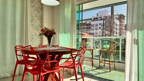 Lindo apto de 3 dormitórios para 9 pessoas em Bombas