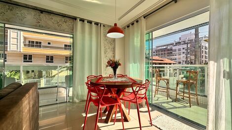 Lindo apto de 3 dormitórios para 9 pessoas em Bombas