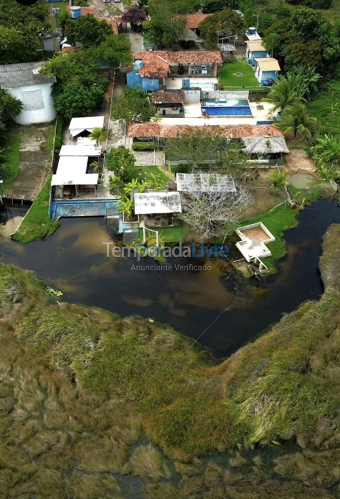 Granja para alquiler de vacaciones em Barra de São Miguel (Camping Chácara Niquim)