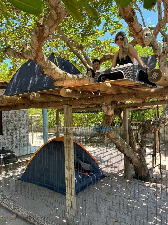 Granja para alquiler de vacaciones em Barra de São Miguel (Camping Chácara Niquim)