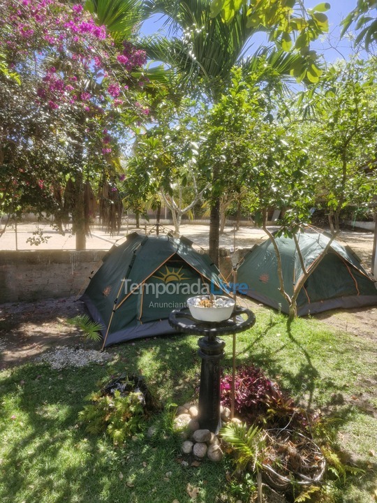 Granja para alquiler de vacaciones em Barra de São Miguel (Camping Chácara Niquim)