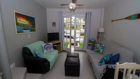 Triplex a poucos metros do mar para 8 pessoas