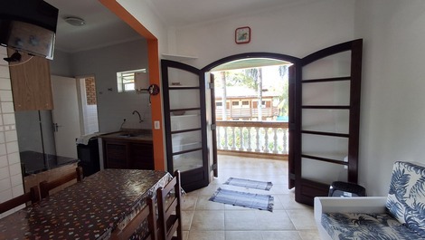 Apartment in Toninhas Beach, Riviera Azul Condominium