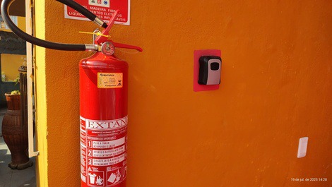 Extintor abc na area