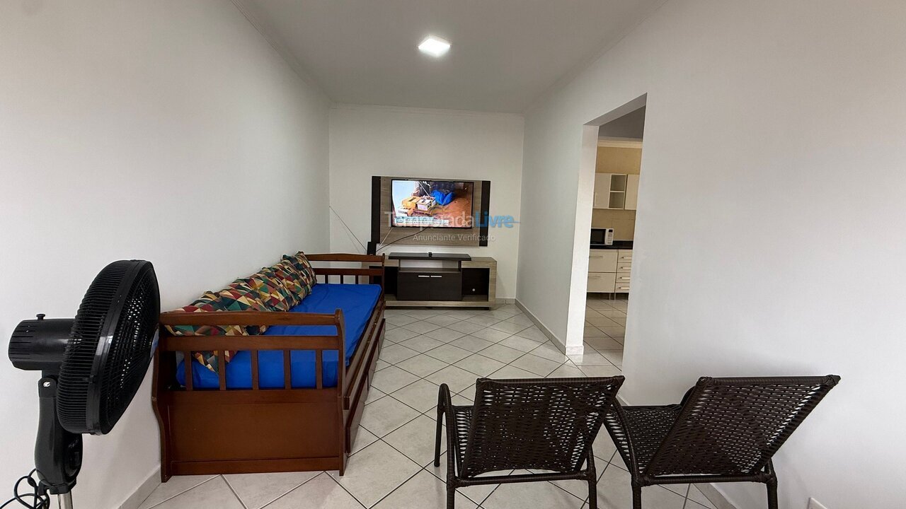 Apartment for vacation rental in Praia Grande (Vila Mirim)
