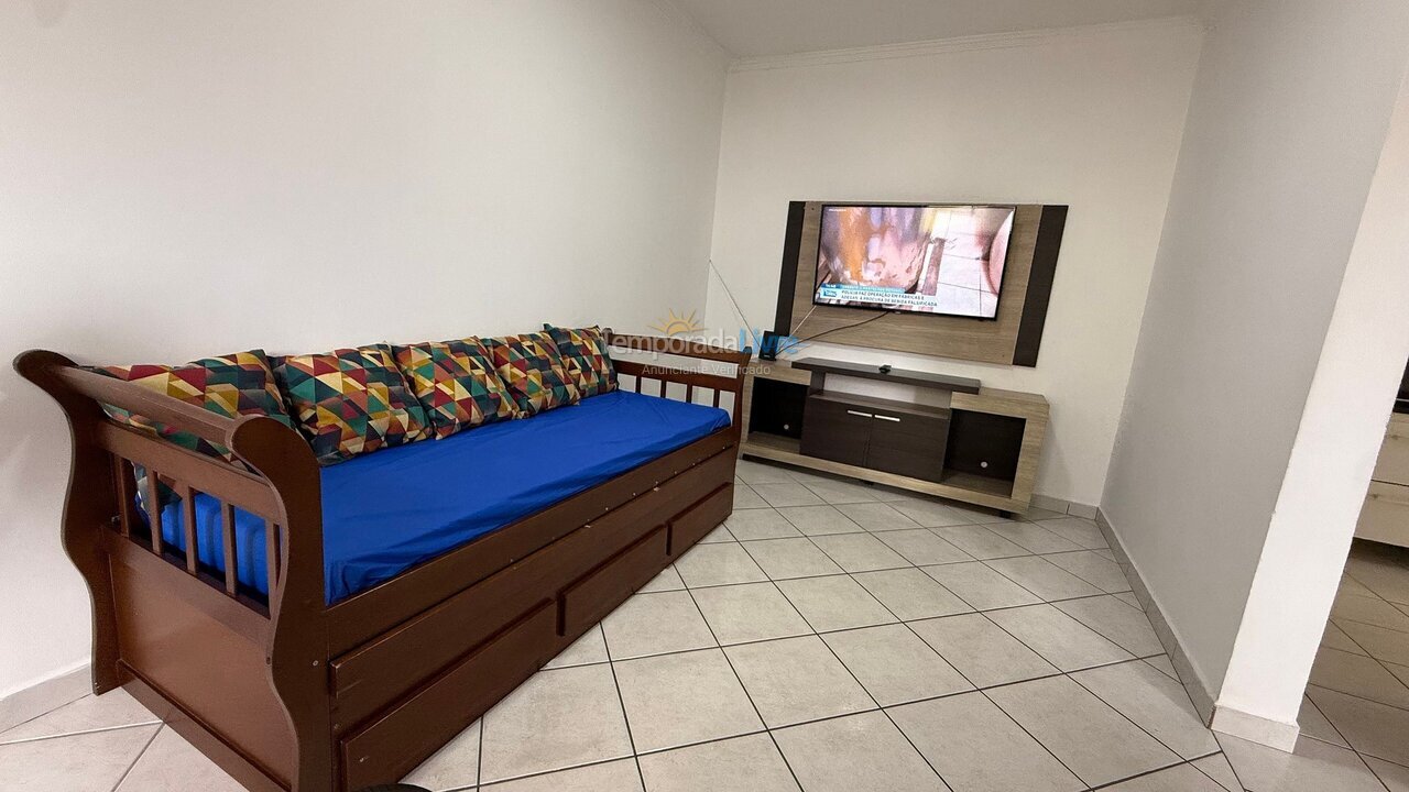 Apartment for vacation rental in Praia Grande (Vila Mirim)