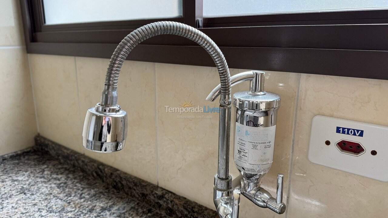 Apartment for vacation rental in Praia Grande (Vila Mirim)