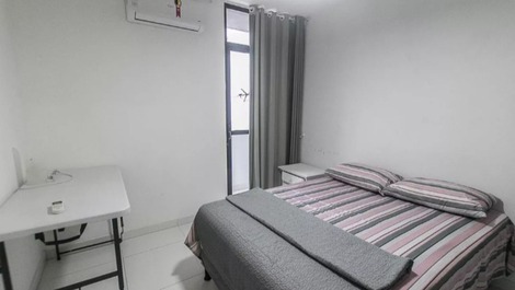 Quarto 1 com ar condicionado  