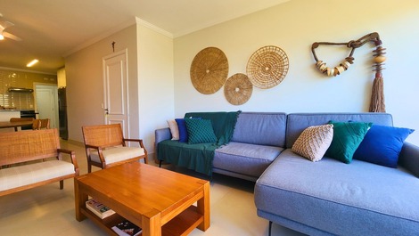 Sala de estar decorada