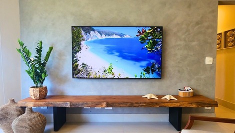 Sala de estar com smartv