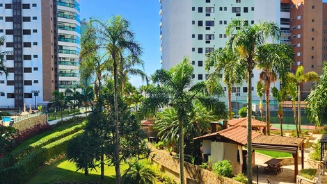 Vista jardim e mar