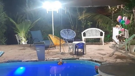 Temporada, pesca y ocio, Casa está en el lago.