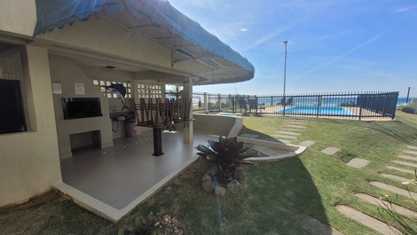 Beachfront triplex for 12 people