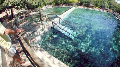 Tranquilidade no parque das fontes