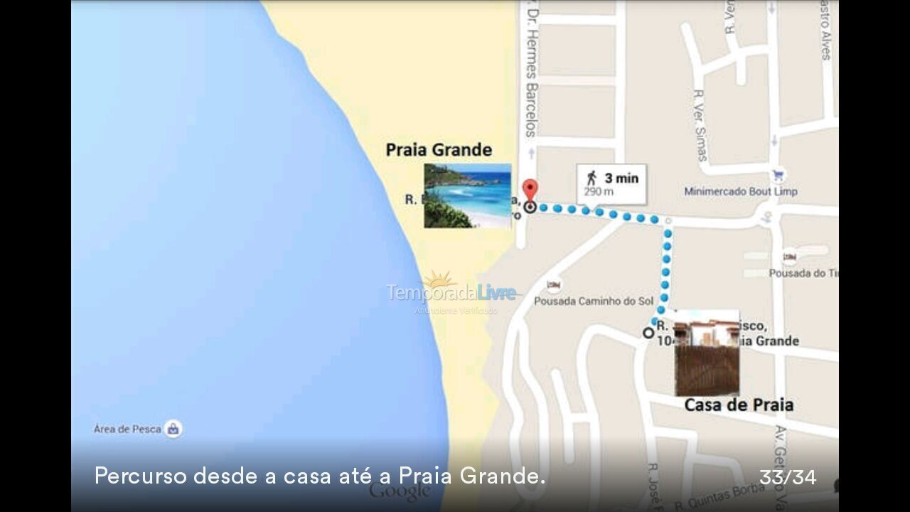 Casa para alquiler de vacaciones em Arraial do Cabo (Praia Grande)
