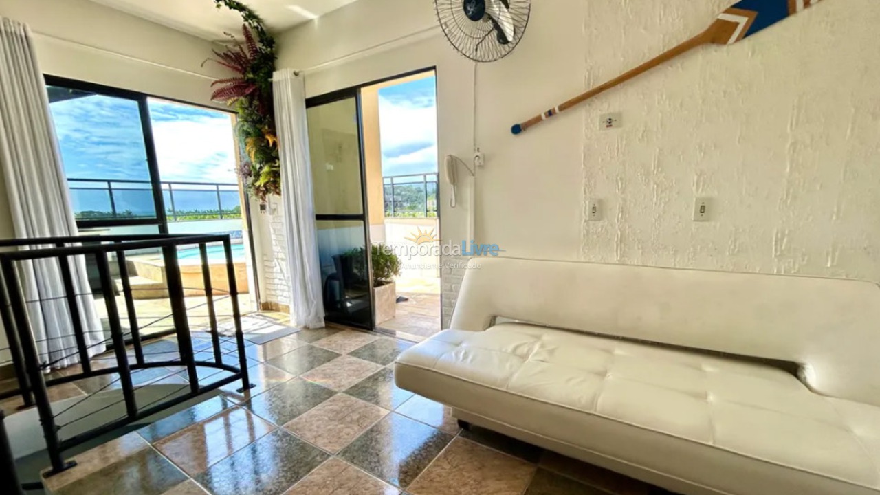 Apartment for vacation rental in Ubatuba (Praia das Toninhas)