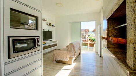 Excellent apartment on the sand in Praia da Lagoinha