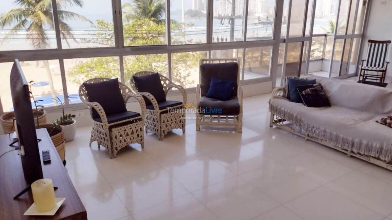 Apartamento para alquiler de vacaciones em Guarujá (Pitangueiras)