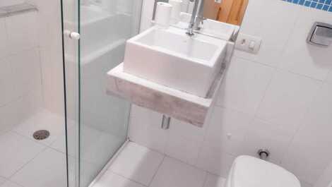 Pitangueiras Beach - 02 habitaciones con terraza - Vista w / el mar