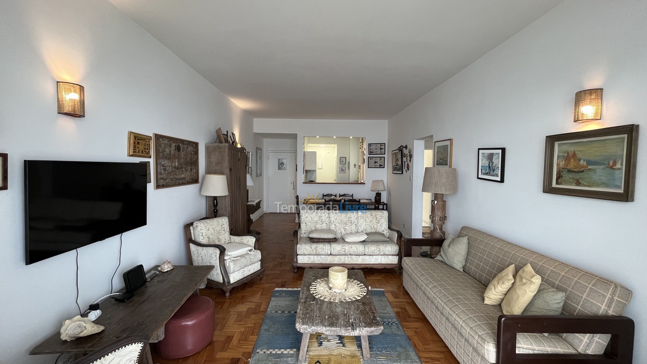 Apartamento para alquiler de vacaciones em Guarujá (Pitangueiras)