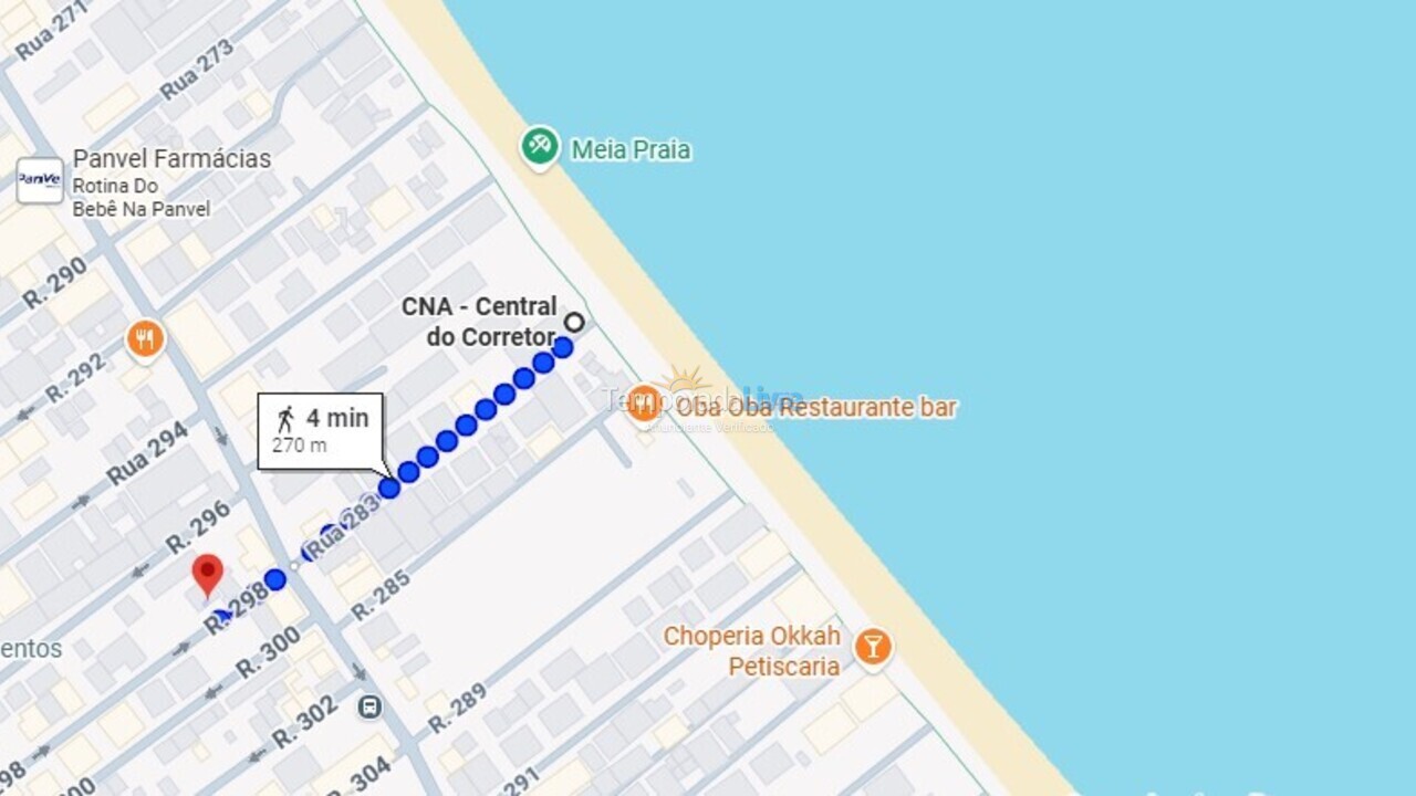 Apartamento para aluguel de temporada em Itapema (Meia Praia)